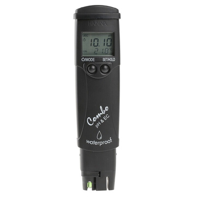 Hanna Instruments HI 98130 pH Meter, ±0.05pH Accuracy, 0.01pH Resolution, 14pH Max, +60 °C Max