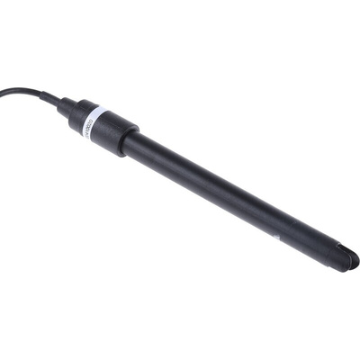 Jumo 201005/65-18-45-2000-76-120/000,837 Glass pH Analysis Electrode, 0 to +60 °C, 0 to 12 pH