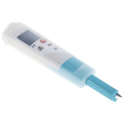 Testo 206-pH1 pH Meter, ±0.02pH Accuracy, 0.01pH Resolution, 14pH Max, +60 °C Max
