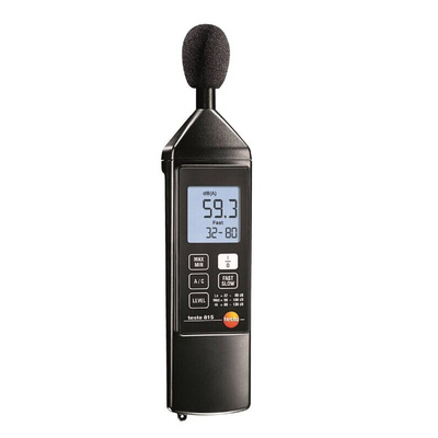 Testo 815 Sound Level Meter, 32dB to 130dB, 8kHz max