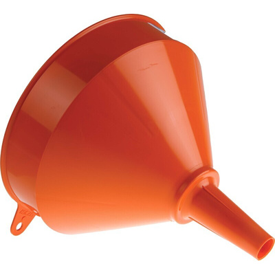 RS PRO 3.2L HDPE Heavy Duty Funnel, With 250mm Funnel Diameter