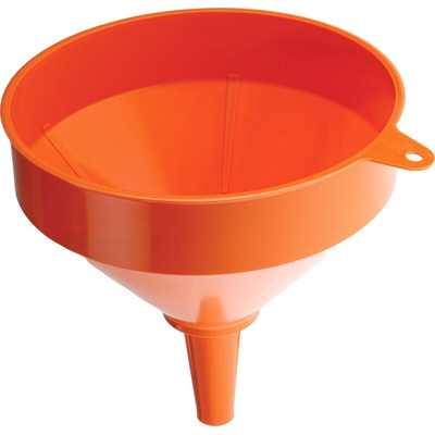 RS PRO 3.2L HDPE Heavy Duty Funnel, With 250mm Funnel Diameter