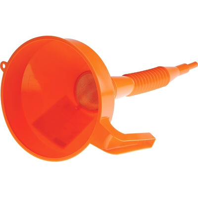 RS PRO 1.2L Plastic Heavy Duty Funnel, With 160mm Funnel Diameter, 45mm Stem Diameter