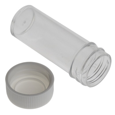 RS PRO 7ml PS Wide Neck Storage Bottle