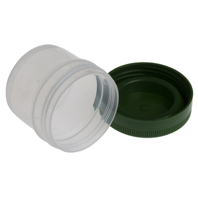 RS PRO 40ml PP Wide Neck Storage Bottle