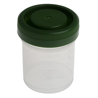 RS PRO 60ml PP Wide Neck Storage Bottle
