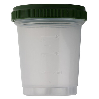 RS PRO 400ml PP Wide Neck Storage Bottle