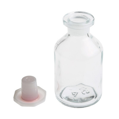 RS PRO 50ml Glass Narrow Neck Reagent Bottle