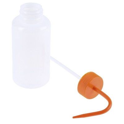 RS PRO 500ml LDPE Wide Neck Wash Bottle