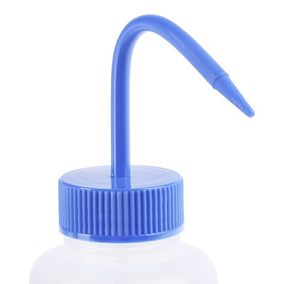 RS PRO 500ml LDPE Wide Neck Wash Bottle