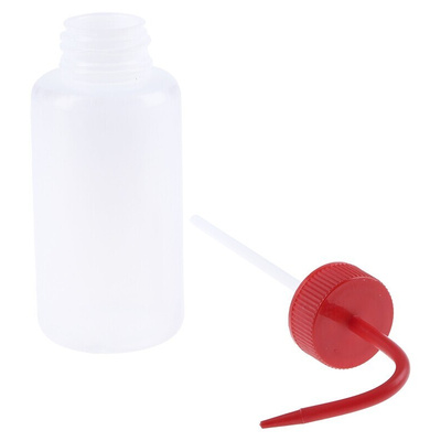 RS PRO 500ml LDPE Wide Neck Wash Bottle