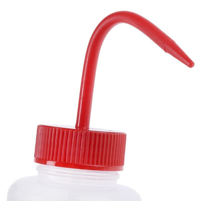 RS PRO 500ml LDPE Wide Neck Wash Bottle
