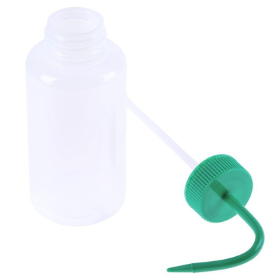 RS PRO 500ml LDPE Wide Neck Wash Bottle