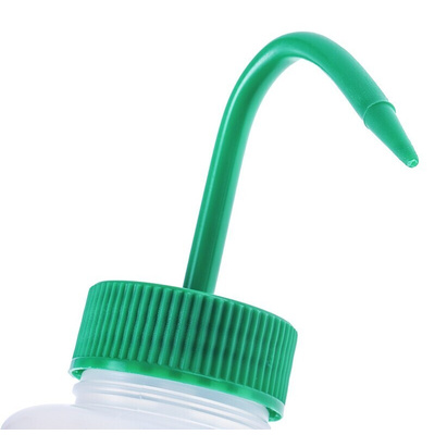 RS PRO 500ml LDPE Wide Neck Wash Bottle