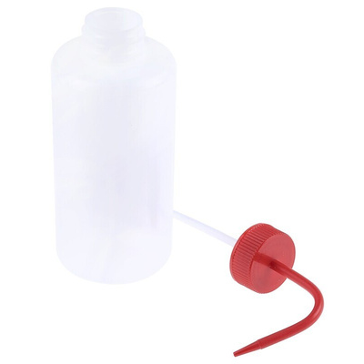 RS PRO 1L LDPE Wide Neck Wash Bottle