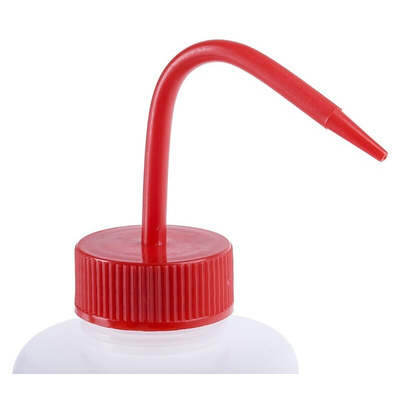 RS PRO 1L LDPE Wide Neck Wash Bottle