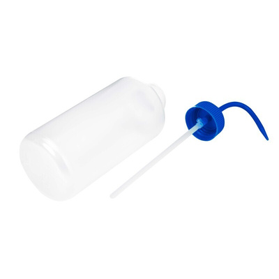 RS PRO 1L LDPE Wide Neck Wash Bottle