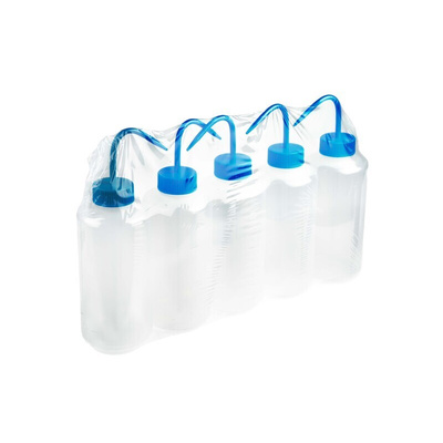 RS PRO 1L LDPE Wide Neck Wash Bottle
