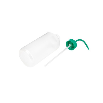 RS PRO 1L LDPE Wide Neck Wash Bottle