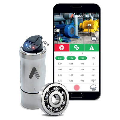 ACOEM Bearing Defender Vibration Meter - 20 kHz, Acceleration, Displacement, Velocity, 3 Axis