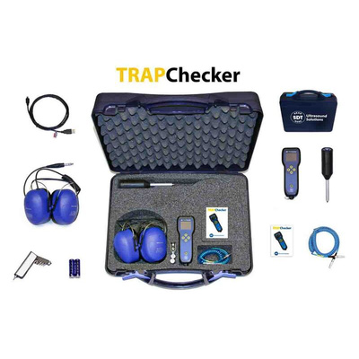 SDT Ultrasound Solutions TRAPChecker Ultrasonic Leak Detector, 160 x 128pixel Display