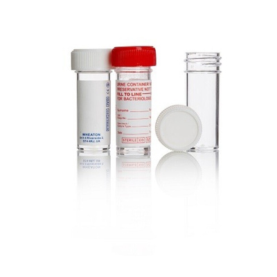 RS PRO 7ml PS Wide Neck Storage Bottle