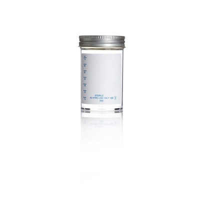 RS PRO 100ml PS Wide Neck Storage Bottle