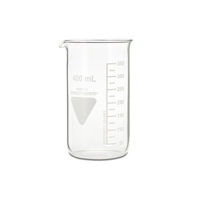 RS PRO Borosilicate Glass 400ml Beaker