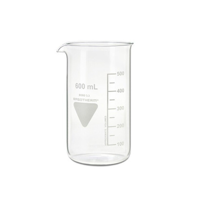 RS PRO Borosilicate Glass 600ml Beaker