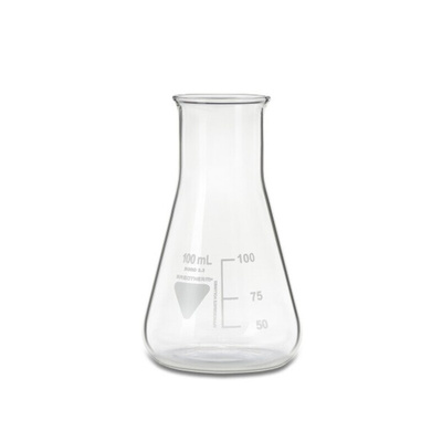 RS PRO Borosilicate Glass 100ml Laboratory Flask