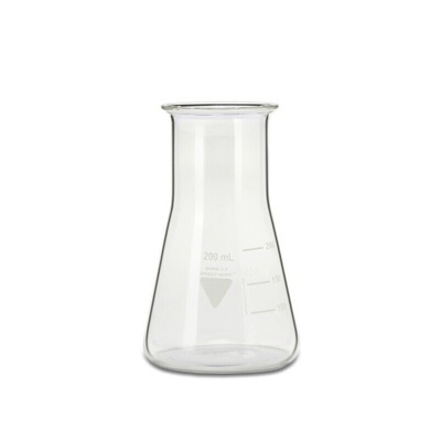 RS PRO Borosilicate Glass 200ml Laboratory Flask