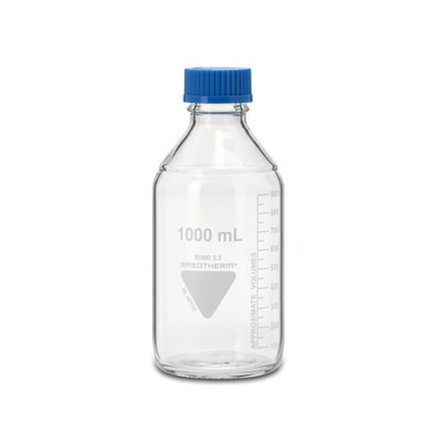 RS PRO 1L PP Wide Neck Storage Bottle