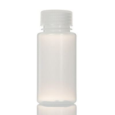 RS PRO 125ml HDPE Wide Neck Storage Bottle
