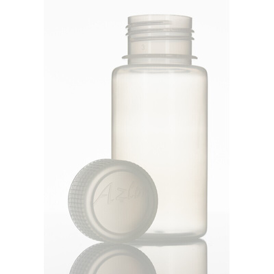 RS PRO 125ml HDPE Wide Neck Storage Bottle