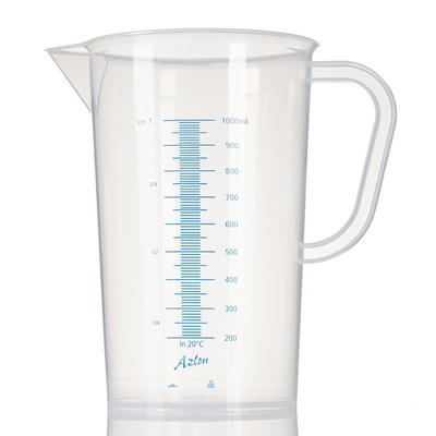 RS PRO PP 1L Laboratory Jug