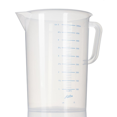 RS PRO PP 5L Laboratory Jug