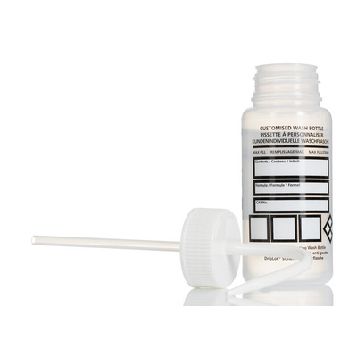 RS PRO 250ml LDPE Wide Neck Wash Bottle