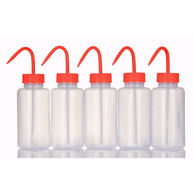 RS PRO 250ml LDPE Wide Neck Wash Bottle