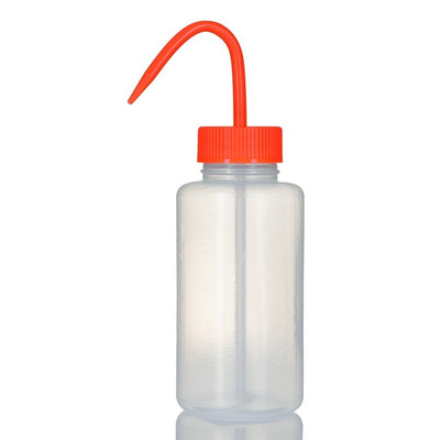 RS PRO 250ml LDPE Wide Neck Wash Bottle
