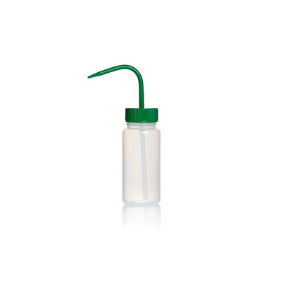 RS PRO 250ml LDPE Wide Neck Wash Bottle