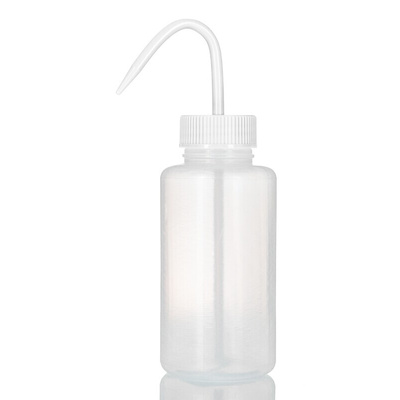 RS PRO 1L LDPE Wide Neck Wash Bottle