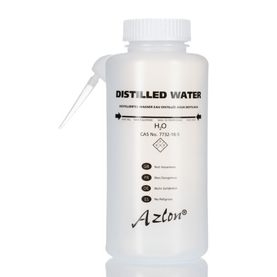 RS PRO 500ml LDPE Wide Neck Wash Bottle