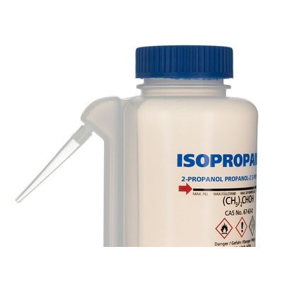 RS PRO 500ml LDPE Wide Neck Wash Bottle