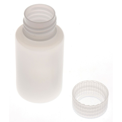 RS PRO 60ml HDPE Wide Neck Storage Bottle