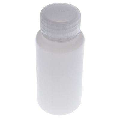 RS PRO 250ml HDPE Wide Neck Storage Bottle