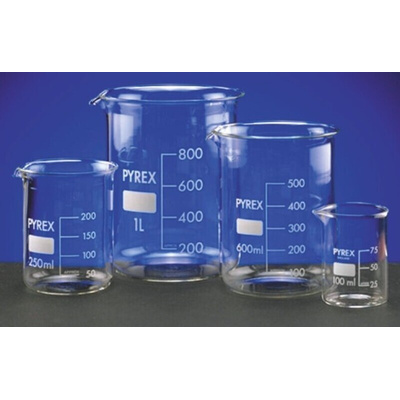 RS PRO Borosilicate Glass 250ml Beaker
