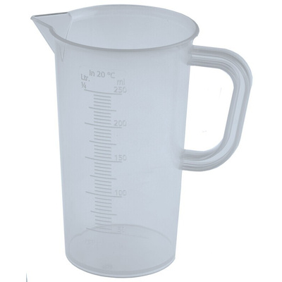 RS PRO PP 250ml Laboratory Jug