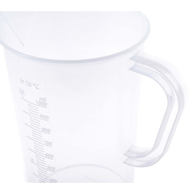 RS PRO PP 1L Laboratory Jug