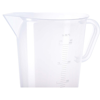 RS PRO PP 2L Laboratory Jug