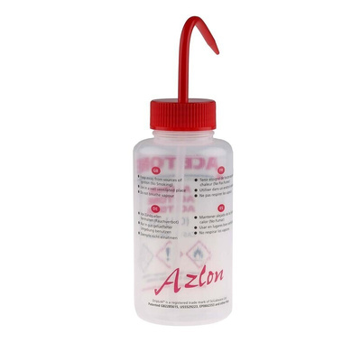 RS PRO 500ml LDPE Wide Neck Wash Bottle